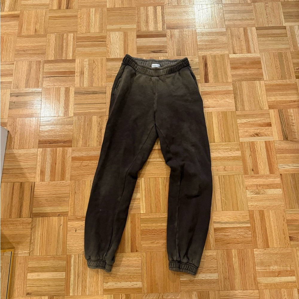 Cotton Citizen Black Jogger Sweatpants Relaxed Fit